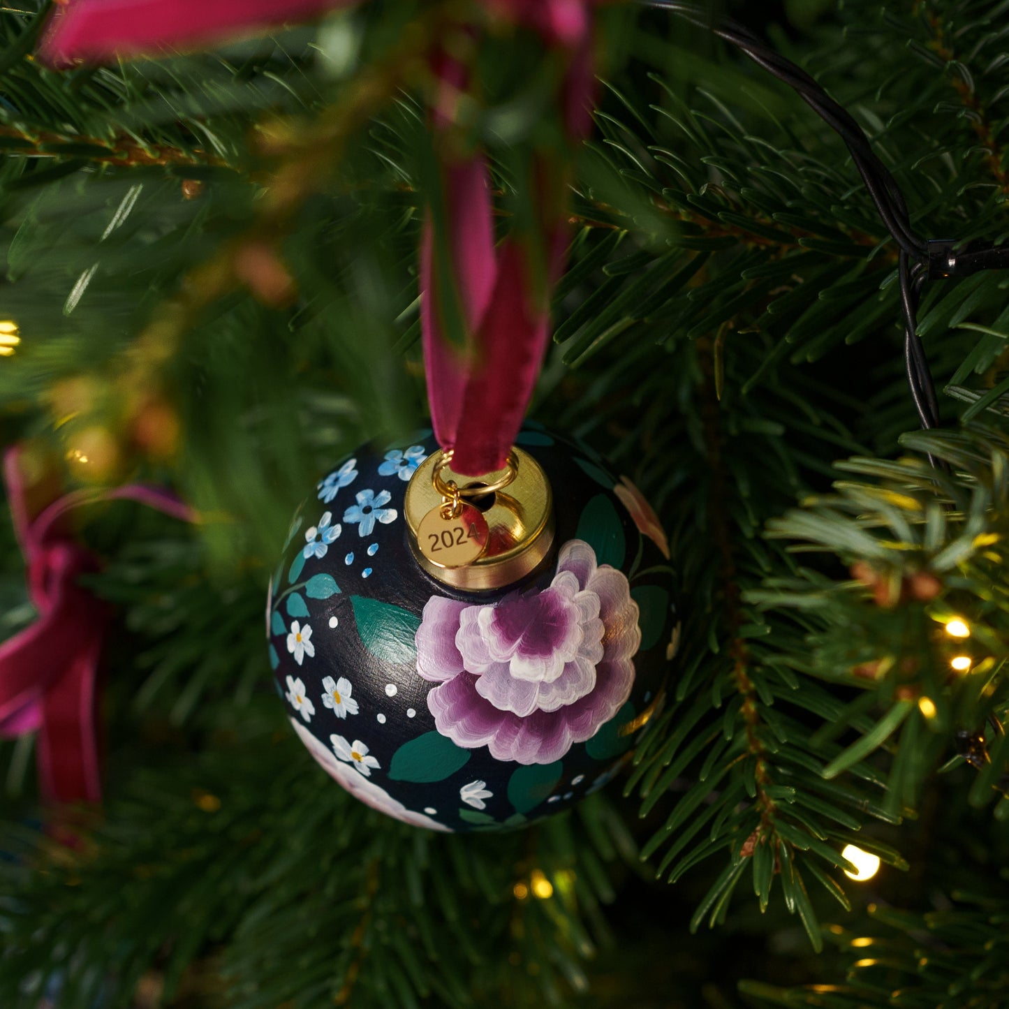 Hand-Painted Ceramic Bauble